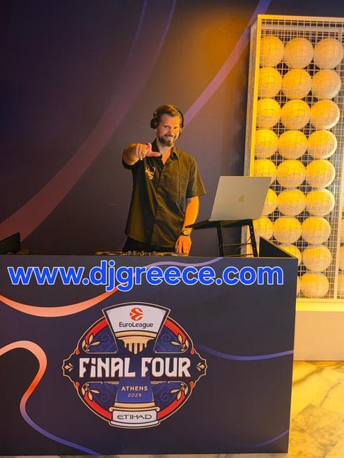 DJ Greece at EuroLeague Final Four Athens 2026 | Iventions Collaboration
