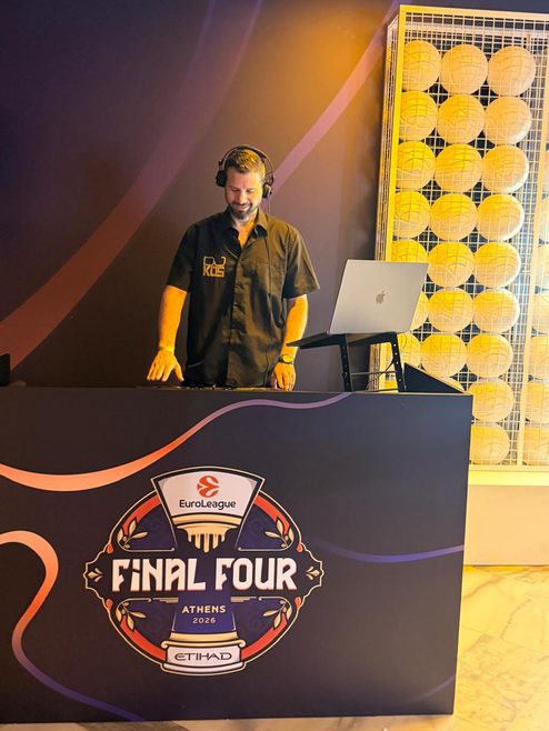 DJ Greece at EuroLeague Final Four Athens 2026 | Iventions Collaboration