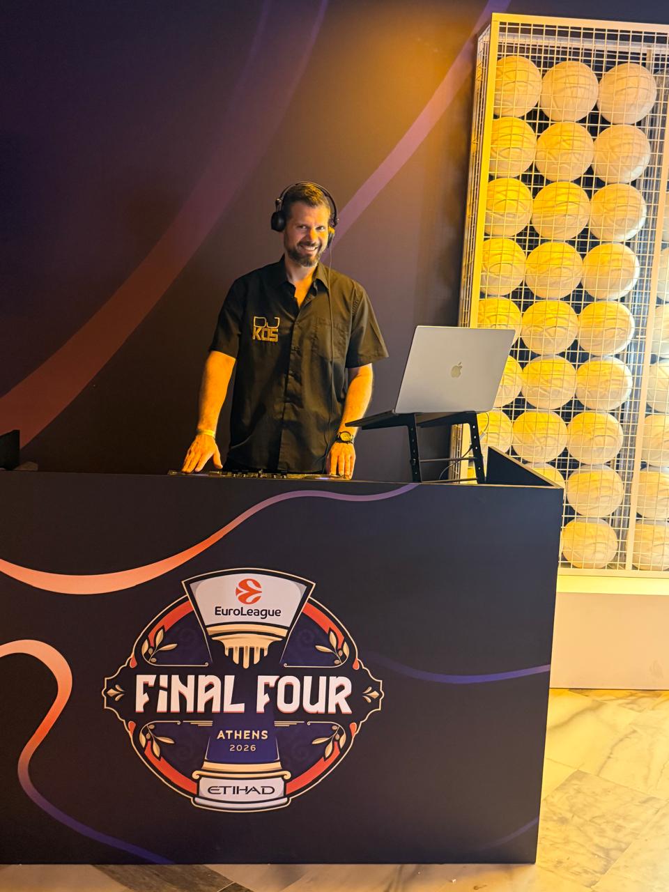 DJ Greece at EuroLeague Final Four Athens 2026 | Iventions Collaboration