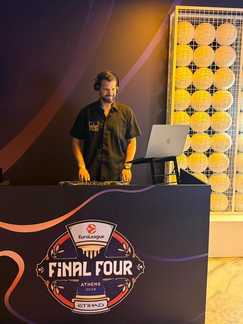 DJ Greece at EuroLeague Final Four Athens 2026 | Iventions Collaboration