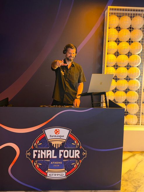 DJ Greece at EuroLeague Final Four Athens 2026 | Iventions Collaboration