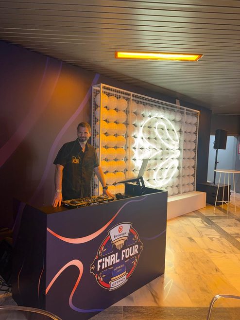 DJ Greece at EuroLeague Final Four Athens 2026 | Iventions Collaboration