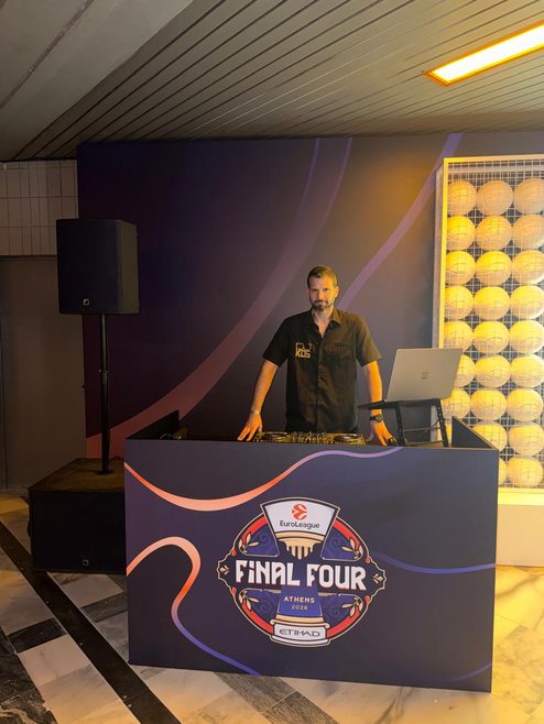 DJ Greece at EuroLeague Final Four Athens 2026 | Iventions Collaboration